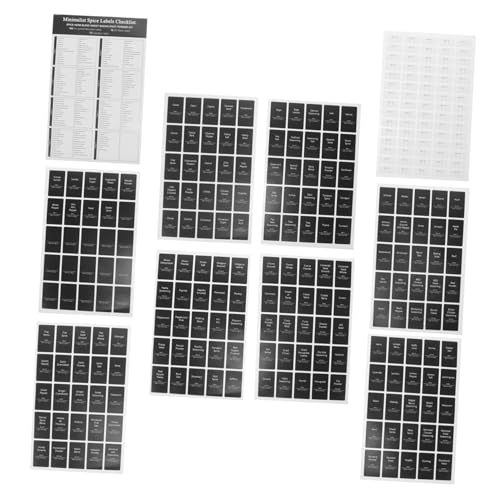 Gadpiparty 6 Blätter Etiketten Für Gewürzdosen Name Wiederverwendbar Etiketten Für Die Aufbewahrung in Der Küche Kennzeichnungsaufkleber Label-patch Pvc Selbstklebend Black Gadpiparty 6 Blätter Etiketten Für Gewürzdosen Name Wiederverwendbar Etiketten Für Die Aufbewahrung in Der Küche Kennzeichnungsaufkleber Label-patch Pvc Selbstklebend Black von Gadpiparty