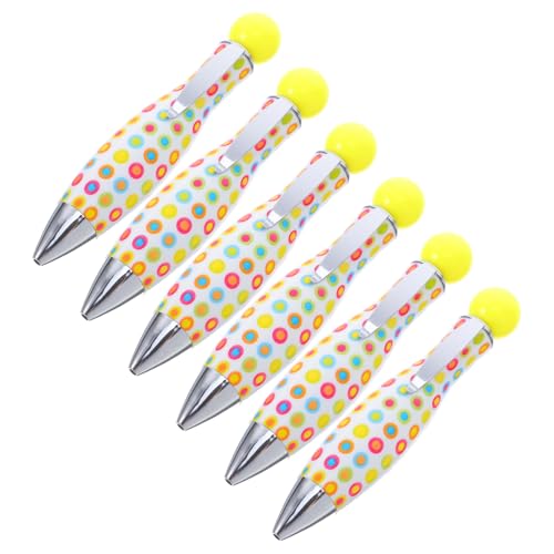 Gadpiparty 6 Stück Kleinspenstballstift Mini-bowlingstift Lustige Stifte Für Bowling-stifte Stift Aus Massivem Messing Mini-stift Coole Stifte Für Bowling-pins Yellow Metall von Gadpiparty