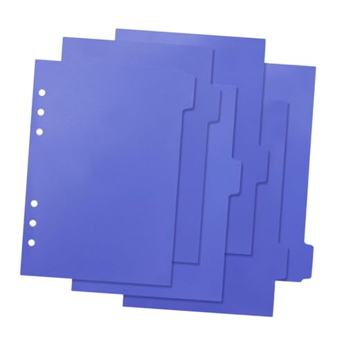 Gadpiparty 6 Stück Trennseite Bindemittel-separatoren Papiertrenner Binderteiler Ordner-indexteiler Zeitschriftenzubehör Seitenteiler Mit Reitern Plant Papierhalter Planerzubehör Pp Blue von Gadpiparty