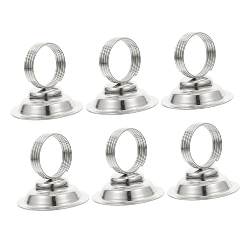 Gadpiparty 6 Stück Vertikale Nummernschild Clips Kartenclips Für Tische Hochzeitstisch Kartenständer Veranstaltungsort Hochzeitsschildhalter Party Empfangs Tischkartenständer Für von Gadpiparty