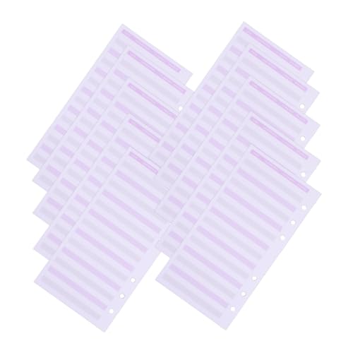 Gadpiparty 60 Blätter Budgetkarte Täglich Haushaltsrechnungsorganisator Budget Bargeldumschläge Budgetierung Einsätze Budgetumschläge Budgetumschlag Violett Papier von Gadpiparty