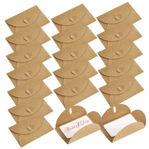 Gadpiparty 60 Sätze Liebe Schnalle Umschläge Für Karten Begrüßungskartenumschläge Umschlageinlagen Umschläge Für Liebesbriefe Geldumschlag Süße Umschläge Light Brown Papier Gadpiparty 60 Sätze Liebe Schnalle Umschläge Für Karten Begrüßungskartenumschläge Umschlageinlagen Umschläge Für Liebesbriefe Geldumschlag Süße Umschläge Light Brown Papier von Gadpiparty