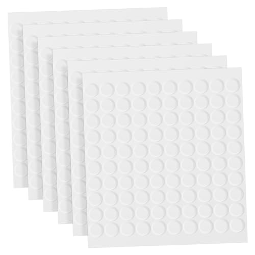 Gadpiparty 600 Stück doppelseitiges Klebeband Punkte Klarer Kleber Farbe Handwerk beidseitig Vinyl Klebefixierer doppelseitig Foto-Wandaufkleber doppelseitige Aufkleber Acryl von Gadpiparty