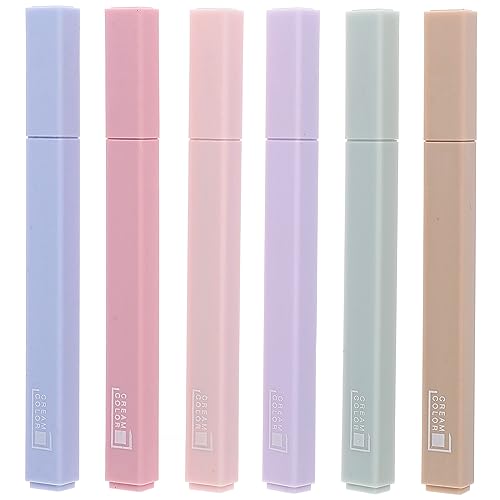 Gadpiparty 6Stücke Teiliges Highlighter Stifte Große Kapazität Weichspitzige Marker Für Schule Büro Und Kreative Projekte Für von Gadpiparty