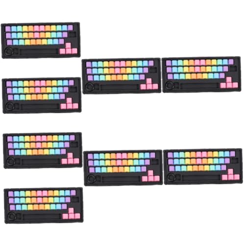 Gadpiparty 8 Sätze Tastenkappe Tastatur versorgung Bunte Tastaturkappen Tastatur-Dekor Kirsche Tastatur Tastaturen Tastaturzubehör Tastaturschutz Rechner Suite Schalter Klaviatur Abs von Gadpiparty