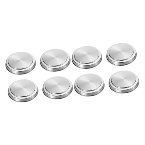 Gadpiparty 8 Stk Ofenbrennerabdeckung Ofenaugenabdeckungen Kochfeldabdeckungen Herdschutz Gasbrenner Staubdichte Herdabdeckung Küchenherd Abdeckung runde Herdabdeckung Herdauskleidung Silver von Gadpiparty