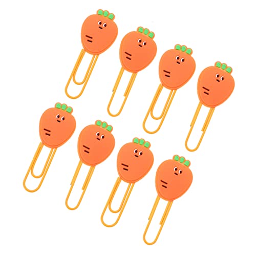 Gadpiparty 8 Stück Karotten -Lesezeichenclip süße bunte Büroklammern neuartige Büroklammern geformt goldene Büroklammer hochzeitsdeko Kirschpapierclip Dokumentpapierclips weiches Gummi Orange Gadpiparty 8 Stück Karotten -Lesezeichenclip süße bunte Büroklammern neuartige Büroklammern geformt goldene Büroklammer hochzeitsdeko Kirschpapierclip Dokumentpapierclips weiches Gummi Orange von Gadpiparty