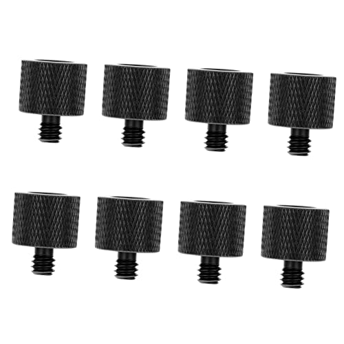 Gadpiparty 8 Stück Konversionsschraube Mikrofonhalter Schrauben Großer Mikrofonclip Für Mikrofonbolzen Kamerabolzen Zubehör Für Mikrofone Aluminiumlegierung Black Gadpiparty 8 Stück Konversionsschraube Mikrofonhalter Schrauben Großer Mikrofonclip Für Mikrofonbolzen Kamerabolzen Zubehör Für Mikrofone Aluminiumlegierung Black von Gadpiparty