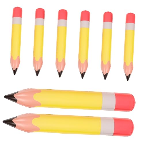 Gadpiparty 8 Stück aufblasbarer Bleistift aufblasbares aufblasbare Bleistiftstütze Bleistift- Aufblasbare Bleistifte riesiger bleistift Bleistiftdekoration PVC Yellow Gadpiparty 8 Stück aufblasbarer Bleistift aufblasbares aufblasbare Bleistiftstütze Bleistift- Aufblasbare Bleistifte riesiger bleistift Bleistiftdekoration PVC Yellow von Gadpiparty