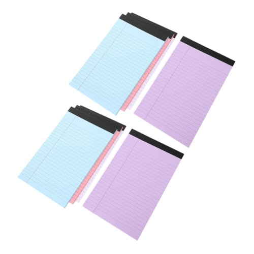 Gadpiparty 8 juristischer Notizblock mit LED Professional Pads für bürobedarf Büromaterialien Mehrzweck Memo Pad Juristisches Memo Pad Linierter Notizblock Ideen-Notizbuch Notizbücher Papier von Gadpiparty