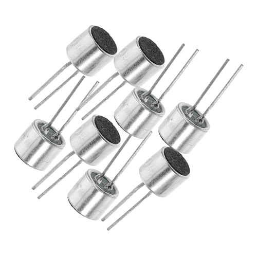 Gadpiparty 8Stücke Elektret Kondensatormikrofon Für Sprachaktivierung Hochsensibles Mikrofon Für Sicherheitsüberwachung Audioüberwachung Für Zuhause Büro von Gadpiparty