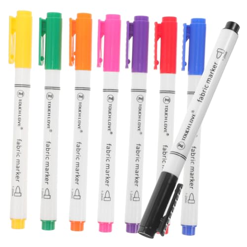 Gadpiparty 8Stücke Multifunktions Stoffmarker Waschfeste Graffiti Marker Für Textilien Stoffmalstifte Für DIY Projekte Und Bastelarbeiten Für Shirts Und Stoffbeutel Gadpiparty 8Stücke Multifunktions Stoffmarker Waschfeste Graffiti Marker Für Textilien Stoffmalstifte Für DIY Projekte Und Bastelarbeiten Für Shirts Und Stoffbeutel von Gadpiparty