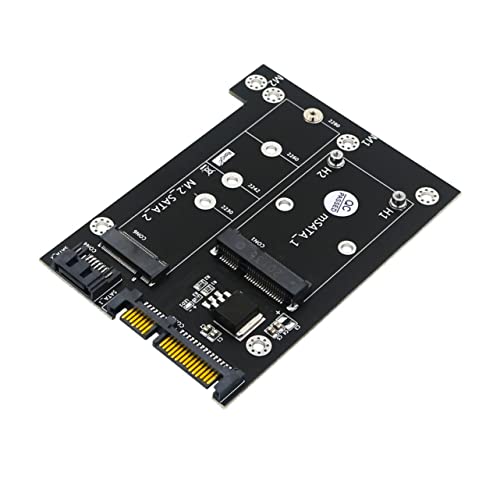 Gadpiparty Adapterplatine msata auf 3. 0-Adapter Computerzubehör Mini-Konverter Solid State Drives m.2 SSD-Lesegerät msata-Konverter Festplatte Kartenleser Erweiterungskarte Leiterplatte von Gadpiparty