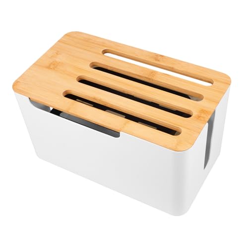Gadpiparty Box Home Breitband Kabel Organizer Kabel Organizer Set Kabelmaschine Kabelschutz Kabelbaum Selbstklebender Kabel Organizer Kabelklemmen Montierbar Pp Weiß von Gadpiparty