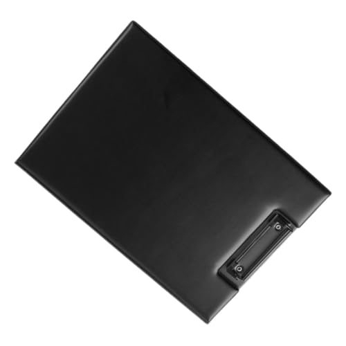 Gadpiparty Business Ordner Klemmbretter Notizblock Dokument Büro A4 Klemmbrett Ordner Heavy Duty Klemmbrett Schreibblock Clip Klemmbretthalter Pu Schwarz von Gadpiparty