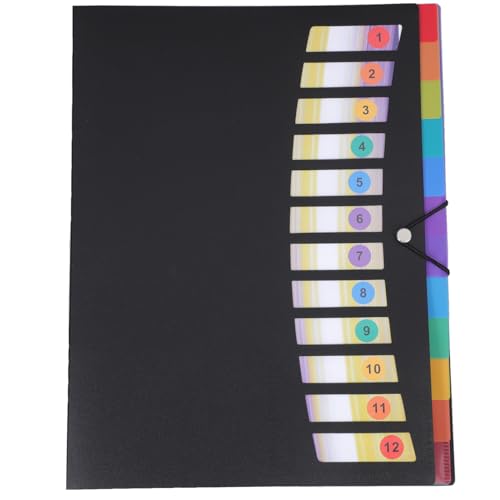 Gadpiparty Cluster Ordner Papierordner Organisation Büro Schule Dokumentenhalter Aufbewahrung Organizer Ordner Ordner Multi Organizer Schreibwaren Akkordeon Ordner Taschen von Gadpiparty