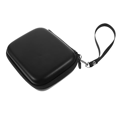 Gadpiparty Datenleitungskartenpaket Kabelaufbewahrung Lagerung Groß Tragbare Tasche Ohr Beutel USB-Kabel Kabel-Organizer Aufbewahrungstasche Für Digitale Kabel Kopfhörertasche Black Pu-Schale von Gadpiparty