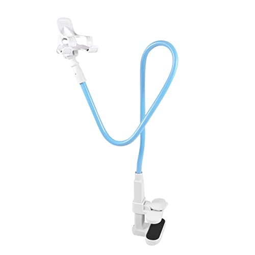 Gadpiparty Desktop -Stand Smartphone-ständer Verstellbarer Telefonständer Blau Klopfen Handy, Mobiltelefon Tablette Steht Schwanenhals Handyhalter Telefonarm Telefonhalter Für Das Bett Blue von Gadpiparty
