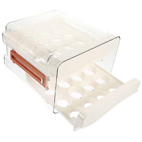 Gadpiparty Eiersortierbox Schreibtischtablett Eieraufbewahrungsbehälter Eierregal Tischschublade Tischplatte Stapelbare Eierablagen Eier Organizer Eierbehälter Eier von Gadpiparty