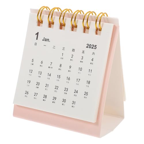 Gadpiparty Einfacher Tischkalender Zeitplan empfindlich Standkalender Klassenzimmer klein Schreibtisch Tischkalender- täglicher Tischkalender Kalenderästhetik Papier Rosa Gadpiparty Einfacher Tischkalender Zeitplan empfindlich Standkalender Klassenzimmer klein Schreibtisch Tischkalender- täglicher Tischkalender Kalenderästhetik Papier Rosa von Gadpiparty
