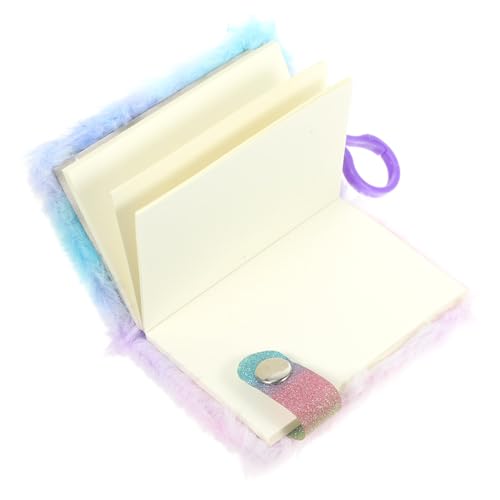 Gadpiparty Einhorn-Anhänger Schulbedarf Schule süße Schulsachen Mini Fuzzy-Notizbücher für Mädchen Hängendes Notizbuch Versorgung schreiben Zubehör aufnehmen Plüsch Violett von Gadpiparty