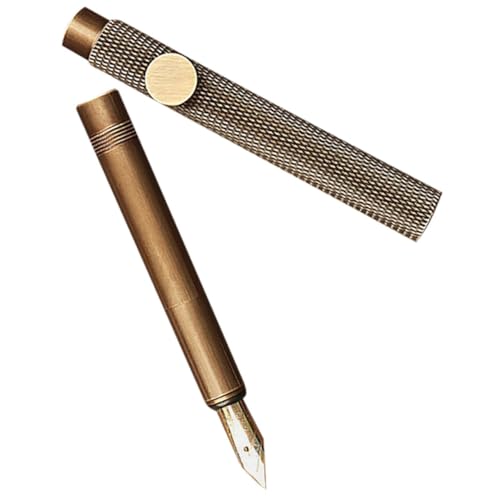 Gadpiparty Ellington Füllfederhalter kugelschreiber kalligraphie stift buchstabe Schreibstift für Kunstprojekte Kalligraphie-Füllfederhalter Kalligrafiestifte zum Schreiben Kupfer Brown von Gadpiparty