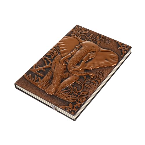 Gadpiparty Europäische Geprägte Notizen Notizblock Notizbuch-hardcover Geprägtes Tagebuch Tagebücher Für Studenten Retro-notizbuch Hardcover-notizbuch Schüler Notizblöcke Coffee von Gadpiparty