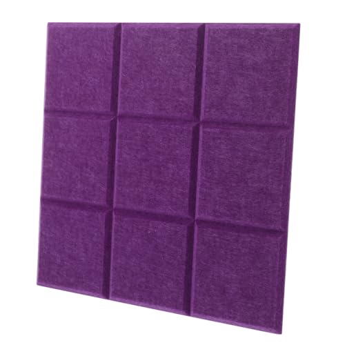 Gadpiparty Filzplatte Weiß Memoboard-Fliesen aus Filz Memo-Filztafel Message Board girly Briefbrett aus Filz modernes schwarzes Brett Schild Ankündigungsbrett chemische Faser Violett von Gadpiparty