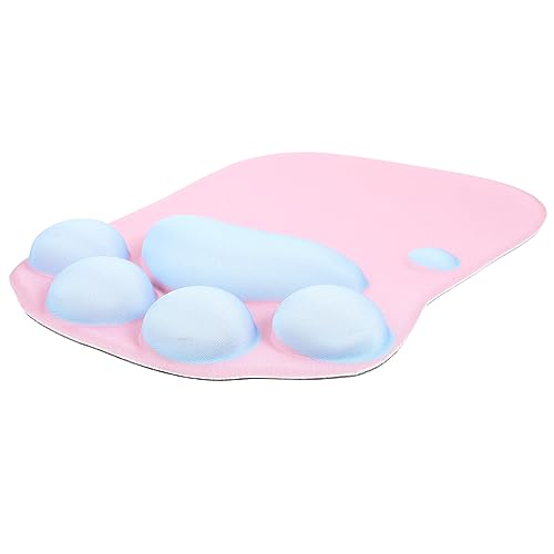 Gadpiparty Gaming Mauspad Mit Handgelenkstütze Rutschfestes Süßes Mauspad Für PC Laptop Und Gaming Ergonomisches Design Katzenmotiv von Gadpiparty