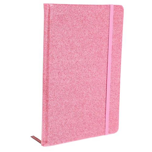 Gadpiparty Glitzer-notizbuch Mit Harter Oberfläche Glitzer-notizbücher Für Mädchen Vielseitiger Notizblock Zeitschrift Für Mädchen Tägliches Schreibheft Geschäftstagebuch Rosa Pvc von Gadpiparty