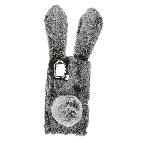 Gadpiparty Handyhülle Hase ausgestopft Kaninchen Plüsch für Telefon weichere Hülle Cartoon-Telefonschale Süße Tierhülle Telefonkoffer Cartoon Smartphone-Hülle Dark Grey Gadpiparty Handyhülle Hase ausgestopft Kaninchen Plüsch für Telefon weichere Hülle Cartoon-Telefonschale Süße Tierhülle Telefonkoffer Cartoon Smartphone-Hülle Dark Grey von Gadpiparty