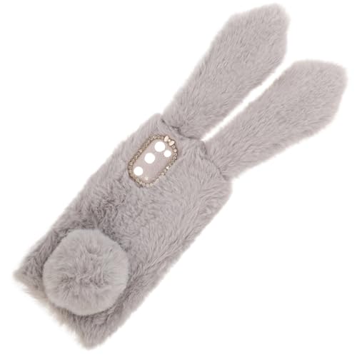 Gadpiparty Handyhülle Plüsch Handy Schutzhülle Telefon Schutzhülle Light Grey von Gadpiparty