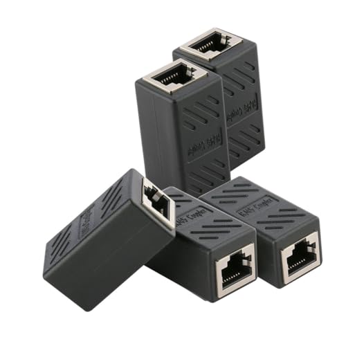 Gadpiparty Koppler Mit Plattiertem 5er-Pack Netzwerkkabelstecker Cat6-inline-koppler Geschirmter Inline-koppler Buchse Auf Buchse Gadpiparty Koppler Mit Plattiertem 5er-Pack Netzwerkkabelstecker Cat6-inline-koppler Geschirmter Inline-koppler Buchse Auf Buchse von Gadpiparty