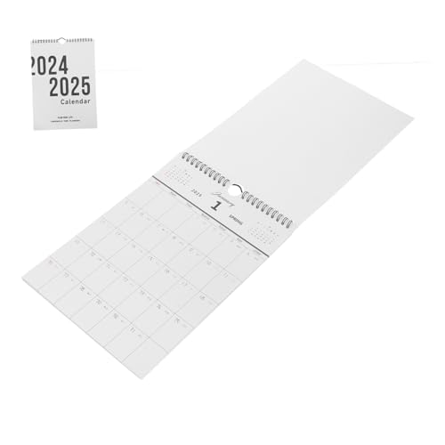 Gadpiparty Jahreskalender Monatlicher Wandkalender großer Wandkalender großer Monatskalender Wandkalender für drei Monate rosa Kalender Anime-Kalender Kalenderwand Papier Weiß von Gadpiparty