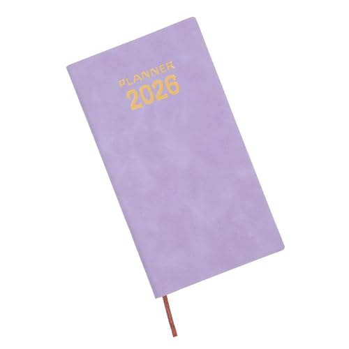 Gadpiparty Kompaktes A6-tagesplaner-tagebuch, Tragbares Taschennotizbuch Mit Pu-lederbezug, 2026 Taschenplaner, Kompaktes Wochenkalender-notizbuch von Gadpiparty