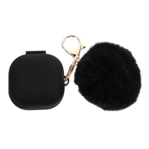 Gadpiparty Kopfhörer Fall Fitnessstudio drahtlos kopfhörer aufbewahrung Ohrhörer Aufbewahrung gehäuse Schutzhülle für Kopfhörer kabellose kopfhörer hülle Headset-Schale Silikonmaterial Black von Gadpiparty