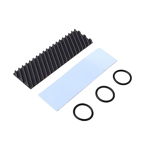Gadpiparty Kühlkörper kühlpads kühlkissen cooling pad kühlende matte hitzebeständige Heizkörper aus Metall Kühlrippe aus Kupfer SSD kühler fin Computerzubehör Graphen-Beschichtung Black von Gadpiparty