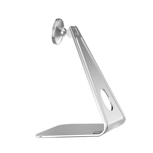 Gadpiparty Magnetischer Handyhalter Handyhalterung Tragbare Stents Telefonhalter Tragbarer Laptop-sockel Telefon Desktop-ständer Telefon-tischhalterung Handy- Aluminiumlegierung Silver von Gadpiparty