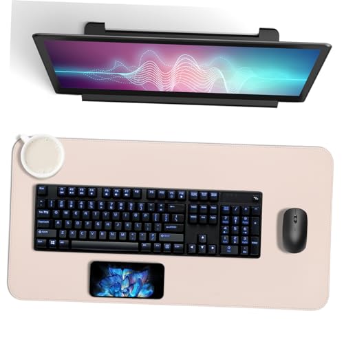 Gadpiparty Mauspad Gaming - -pad Tischschutzblock Mauskissen Für Schreibtisch Tischmatte Desktop-schutzpolster Laptop-schreibtischunterlage Nagel Tischset Leder von Gadpiparty