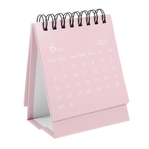Gadpiparty Mini Tischkalender Dekorativer Flip Kalender Für Schreibtisch Robuster Spiralbindung Zur Planung Und Organisation Für Zuhause Büro Und Schule von Gadpiparty