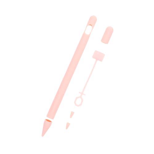 Gadpiparty -Nib-Abdeckung Bleistiftabdeckung Stifthülsengriff Schwarz Bleistiftzubehör mit für federmäppchen stiftetasche stifttasche Stylus Stiftetui Stylus-Stiftschutz Kieselgel Rosa von Gadpiparty