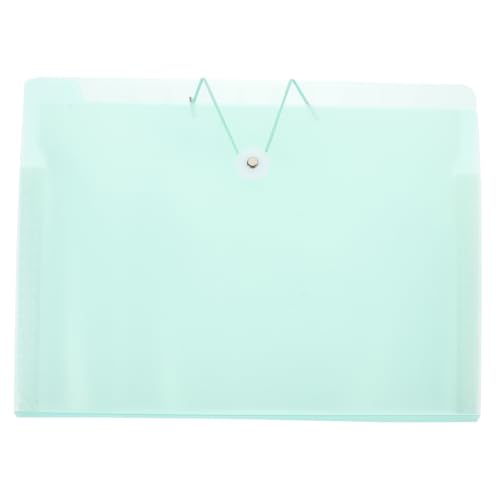 Gadpiparty Ordner mit mehreren Ebenen büroordner büromappe schreintischorganizer büro zubehör mappen Papier Organisation Dateiordner sortieren Geldschein-Organizer mit Taschen Plastik Green von Gadpiparty