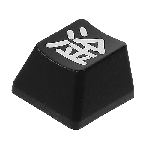 Gadpiparty PC Tastenkappen Tastatur Tastatur Computer Tastenkappen Clavier Durchscheinende Tastenkappen Ersatz Tastenkappen Mechanische Tasten Lap Wired Abs Schwarz von Gadpiparty