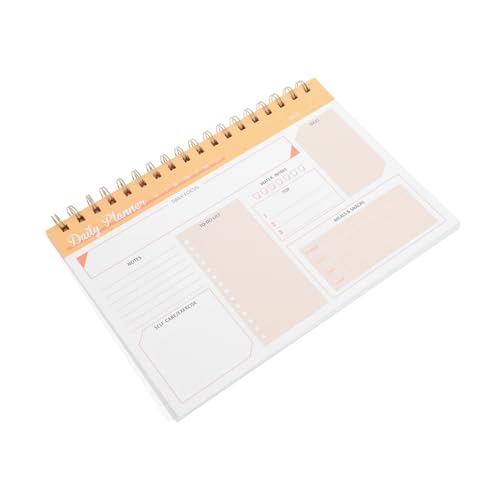 Gadpiparty Planer Planblock Tag Smart Kalender Notizbuch Verwaltung Tagesordnung Arbeitsplan Plan Notizbuch Organizer Vereinfachte Schule Lehrer Slots Notizblock Spirale Kombiniertes Papier von Gadpiparty