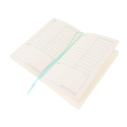 Gadpiparty Planer büromaterial kalender Zeitplan notizbuch schreibutensilien reisejournal zeitmanagement Notizblock Bürobedarf Schreibbuch Notizbücher Papier Light Green von Gadpiparty