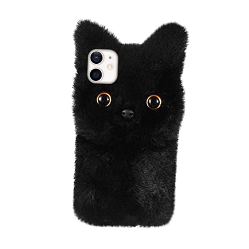 Gadpiparty Plüsch Handykoffer Handy Abdeckung Flauschige Handyhülle Plüsch-telefonabdeckung Pelzige Handyhülle Pelz Telefonhülle Süße Schutzhülle Handyhülle Süß Black Gadpiparty Plüsch Handykoffer Handy Abdeckung Flauschige Handyhülle Plüsch-telefonabdeckung Pelzige Handyhülle Pelz Telefonhülle Süße Schutzhülle Handyhülle Süß Black von Gadpiparty
