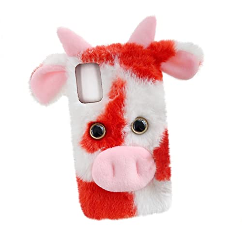 Gadpiparty Plüsch Handykoffer für Kuh Zelle Griff Telefon schutzhülle Handy schutzhülle plüschige, pelzige Handyhülle Cartoon-Handy-Schutz Flauschiger Handyschutz rot Gadpiparty Plüsch Handykoffer für Kuh Zelle Griff Telefon schutzhülle Handy schutzhülle plüschige, pelzige Handyhülle Cartoon-Handy-Schutz Flauschiger Handyschutz rot von Gadpiparty