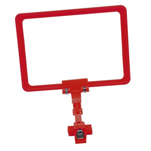 Gadpiparty Preisschild Inhaber Halter Regalanhänger für Drahtregale Supermarkt Zubehör Einzelhandel Etikett bügelbrett schwarz Kreidemarker für den Korb praktischer Preisstand Plastik rot Gadpiparty Preisschild Inhaber Halter Regalanhänger für Drahtregale Supermarkt Zubehör Einzelhandel Etikett bügelbrett schwarz Kreidemarker für den Korb praktischer Preisstand Plastik rot von Gadpiparty