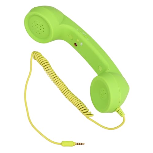 Gadpiparty Retro -mikrofon Universeller Telefonhörer Kabelgebundenes Mobilteil Retro-Handy Handy Hörer Kunststoff-hörer Vintage-mobilteil Light Green Abs Gadpiparty Retro -mikrofon Universeller Telefonhörer Kabelgebundenes Mobilteil Retro-Handy Handy Hörer Kunststoff-hörer Vintage-mobilteil Light Green Abs von Gadpiparty