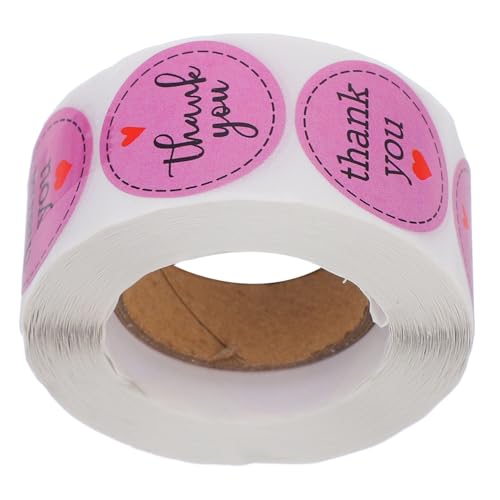 Gadpiparty Rollen dekorative Aufkleber Danke Lehreraufkleber Halloween-Dankeschön-Aufkleber Aufkleber für Unternehmen Danke Stempel Kupferplattenaufkleber Violett von Gadpiparty